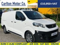 USED 2018 67 PEUGEOT EXPERT 2.0 BLUE HDI PROFESSIONAL LONG 120 BHP TWIN SIDE LOADING DOORS Air Con & Satellite Navigation