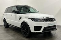 USED 2018 18 LAND ROVER RANGE ROVER SPORT 3.0 SDV6 HSE 5d 306 BHP Stiriking Fuji White , 1 Owner 2018 Facelift Model, Generous specification, Full Sliding Panoramic glass roof, Ebony full leather interior, Heated steering wheel,