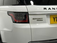 USED 2018 18 LAND ROVER RANGE ROVER SPORT 3.0 SDV6 HSE 5d 306 BHP Stiriking Fuji White , 1 Owner 2018 Facelift Model, Generous specification, Full Sliding Panoramic glass roof, Ebony full leather interior, Heated steering wheel,