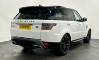 USED 2018 18 LAND ROVER RANGE ROVER SPORT 3.0 SDV6 HSE 5d 306 BHP Stiriking Fuji White , 1 Owner 2018 Facelift Model, Generous specification, Full Sliding Panoramic glass roof, Ebony full leather interior, Heated steering wheel,