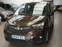 USED 2020 20 VAUXHALL COMBO LIFE 1.5 ENERGY XL S/S 5d 101 BHP 5 SEATS DAB RADIO PARKING SENSORS GENUINE LOW MILES OF 7, 502 MILES