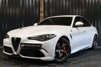 USED 2020 70 ALFA ROMEO GIULIA 2.9 V6 BITURBO QUADRIFOGLIO 4d 503 BHP QUADRIFOGLIO STEERING WHEEL, MEMORY HEATED SEATS, CARBON INTERIOR, HARMAN KARDON SOUND, MINERAL PEARL PAINT.
