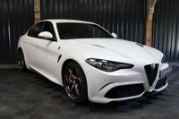 USED 2020 70 ALFA ROMEO GIULIA 2.9 V6 BITURBO QUADRIFOGLIO 4d 503 BHP QUADRIFOGLIO STEERING WHEEL, MEMORY HEATED SEATS, CARBON INTERIOR, HARMAN KARDON SOUND, MINERAL PEARL PAINT.