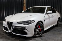 USED 2020 70 ALFA ROMEO GIULIA 2.9 V6 BITURBO QUADRIFOGLIO 4d 503 BHP QUADRIFOGLIO STEERING WHEEL, MEMORY HEATED SEATS, CARBON INTERIOR, HARMAN KARDON SOUND, MINERAL PEARL PAINT.