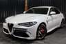 USED 2020 70 ALFA ROMEO GIULIA 2.9 V6 BITURBO QUADRIFOGLIO 4d 503 BHP QUADRIFOGLIO STEERING WHEEL, MEMORY HEATED SEATS, CARBON INTERIOR, HARMAN KARDON SOUND, MINERAL PEARL PAINT.