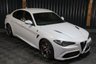 USED 2020 70 ALFA ROMEO GIULIA 2.9 V6 BITURBO QUADRIFOGLIO 4d 503 BHP QUADRIFOGLIO STEERING WHEEL, MEMORY HEATED SEATS, CARBON INTERIOR, HARMAN KARDON SOUND, MINERAL PEARL PAINT.