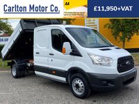 USED 2016 16 FORD TRANSIT 350 L3 D/CAB TIPPER & TOOLSTORE [ONE STOP BODY ] DRW  Full Documented Servive History / Stunning Example.
