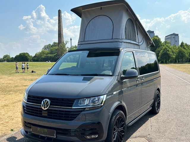 2023 23 Volkswagen Transporter 2.0 T6-1 TRANSPORTER LUXURY 4 BERTH CAMPERVAN WITH REAR TAILGATE & REAR SHOWER