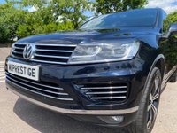 USED 2015 65 VOLKSWAGEN TOUAREG 3.0 V6 R-LINE TDI BLUEMOTION TECHNOLOGY 5d 259 BHP 20in DIAMOND CUT ALLOYS-FSH