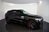 USED 2022 22 JAGUAR F-PACE 5.0 SVR 5d 543 BHP-1 OWNER CAR-FINISHED IN SANTORINI BLACK-EBONY SUEDE/LEATHER UPHOLSTERY-GHOST IMMOBILISER-SLIDE AND TILT PANORAMIC GLASS SUNROOF-HEATED STEERING WHEEL-MFSW-SATNAV-DAB RADIO-BLUETOOTH-LED HEADLIGHTS-HEATED AND COOLED FRONT SEATS-DUAL CLIMATE CONTROL-ADAPTIVE CRUISE CONTROL 