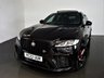 USED 2022 22 JAGUAR F-PACE 5.0 SVR 5d 543 BHP-1 OWNER CAR-FINISHED IN SANTORINI BLACK-EBONY SUEDE/LEATHER UPHOLSTERY-GHOST IMMOBILISER-SLIDE AND TILT PANORAMIC GLASS SUNROOF-HEATED STEERING WHEEL-MFSW-SATNAV-DAB RADIO-BLUETOOTH-LED HEADLIGHTS-HEATED AND COOLED FRONT SEATS-DUAL CLIMATE CONTROL-ADAPTIVE CRUISE CONTROL 
