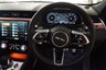 USED 2022 22 JAGUAR F-PACE 5.0 SVR 5d 543 BHP-1 OWNER CAR-FINISHED IN SANTORINI BLACK-EBONY SUEDE/LEATHER UPHOLSTERY-GHOST IMMOBILISER-SLIDE AND TILT PANORAMIC GLASS SUNROOF-HEATED STEERING WHEEL-MFSW-SATNAV-DAB RADIO-BLUETOOTH-LED HEADLIGHTS-HEATED AND COOLED FRONT SEATS-DUAL CLIMATE CONTROL-ADAPTIVE CRUISE CONTROL 