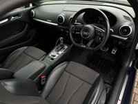 USED 2017 67 AUDI A3 2.0 TDI QUATTRO BLACK EDITION 3d 182 BHP PARK ASSIST - NAVIGATION SYSTEM - SMARTPHOINE INTEGRATION - 18" ALLOY WHEELS - USB INPUT - TINTED REAR WINDOWS