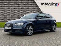 USED 2017 67 AUDI A3 2.0 TDI QUATTRO BLACK EDITION 3d 182 BHP PARK ASSIST - NAVIGATION SYSTEM - SMARTPHOINE INTEGRATION - 18" ALLOY WHEELS - USB INPUT - TINTED REAR WINDOWS