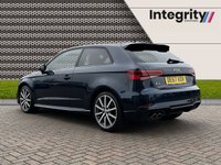 USED 2017 67 AUDI A3 2.0 TDI QUATTRO BLACK EDITION 3d 182 BHP PARK ASSIST - NAVIGATION SYSTEM - SMARTPHOINE INTEGRATION - 18" ALLOY WHEELS - USB INPUT - TINTED REAR WINDOWS