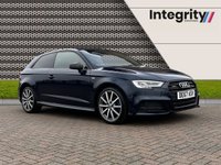 USED 2017 67 AUDI A3 2.0 TDI QUATTRO BLACK EDITION 3d 182 BHP PARK ASSIST - NAVIGATION SYSTEM - SMARTPHOINE INTEGRATION - 18" ALLOY WHEELS - USB INPUT - TINTED REAR WINDOWS
