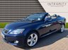 USED 2012 61 LEXUS IS 2.5 250C ADVANCE 2d 205 BHP 11 SERVICES (10 MAIN LEXUS DEALER) - NAVIGATION SYSTEM - DAB RADIO - BLUETOOTH HANDSFREE - 18"ALLOYS - CLIMATE CONTROL - BLACK LEATHER