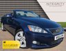 USED 2012 61 LEXUS IS 2.5 250C ADVANCE 2d 205 BHP 11 SERVICES (10 MAIN LEXUS DEALER) - NAVIGATION SYSTEM - DAB RADIO - BLUETOOTH HANDSFREE - 18"ALLOYS - CLIMATE CONTROL - BLACK LEATHER