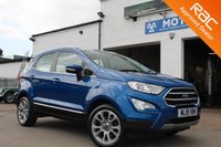 USED 2019 19 FORD ECOSPORT 1.0 TITANIUM 5d 124 BHP VIEW AND RESERVE ONLINE OR CALL 01527-853940 FOR MORE INFO.