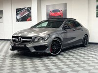 USED 2016 16 MERCEDES-BENZ CLA 2.0 AMG CLA 45 4MATIC 4d 375 BHP PAN ROOF / H&K / SPORT EXHAUST