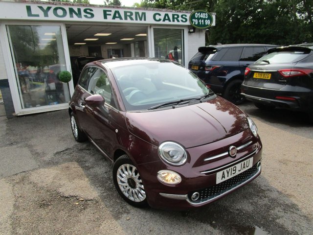 2019 19 Fiat 500 1.2 LOUNGE 3d 69 BHP NEW SHAPE *7