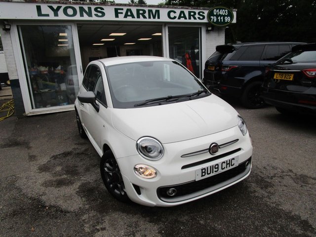 2019 19 Fiat 500 1.2 S (SPORT) 3d 69 BHP NEW SHAPE *APPLE CARPLAY*