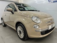 USED 2012 62 FIAT 500  1.2 Lounge Hatchback 3dr Petrol Manual Euro 4 (69 bhp) &pound;35 Tax, Pan Roof, AUX+USB