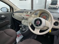 USED 2012 62 FIAT 500  1.2 Lounge Hatchback 3dr Petrol Manual Euro 4 (69 bhp) &pound;35 Tax, Pan Roof, AUX+USB