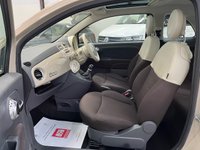 USED 2012 62 FIAT 500  1.2 Lounge Hatchback 3dr Petrol Manual Euro 4 (69 bhp) &pound;35 Tax, Pan Roof, AUX+USB
