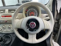 USED 2012 62 FIAT 500  1.2 Lounge Hatchback 3dr Petrol Manual Euro 4 (69 bhp) &pound;35 Tax, Pan Roof, AUX+USB