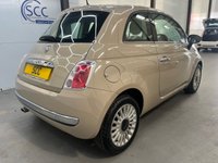 USED 2012 62 FIAT 500  1.2 Lounge Hatchback 3dr Petrol Manual Euro 4 (69 bhp) &pound;35 Tax, Pan Roof, AUX+USB