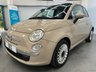 USED 2012 62 FIAT 500  1.2 Lounge Hatchback 3dr Petrol Manual Euro 4 (69 bhp) &pound;35 Tax, Pan Roof, AUX+USB