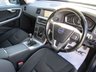 USED 2013 63 VOLVO V60 2.0 D4 SE NAV 5d 161 BHP Finished in POWER BLUE MET with contrasting DARK GREY trim. The V60 is a stylish and attractive Swedish family estate. Volvo have come a long way since the days of being bullet proof boxes on wheels. They now produce some of the coolest cars around. This remarkably sleek estate comes with Nav, DAB, Cruise, B/Tooth LED Day Lights, Park Sensors and more. Dealer serviced at 3101 miles, 14135 miles, 23740 miles, 32264 miles, 41310 miles, 50001 miles, 53977 miles, 61800 miles,68791 miles,83429 miles