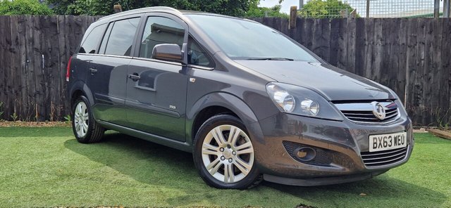 2013 63 Vauxhall Zafira 1.7 DESIGN CDTI 5d 123 BHP