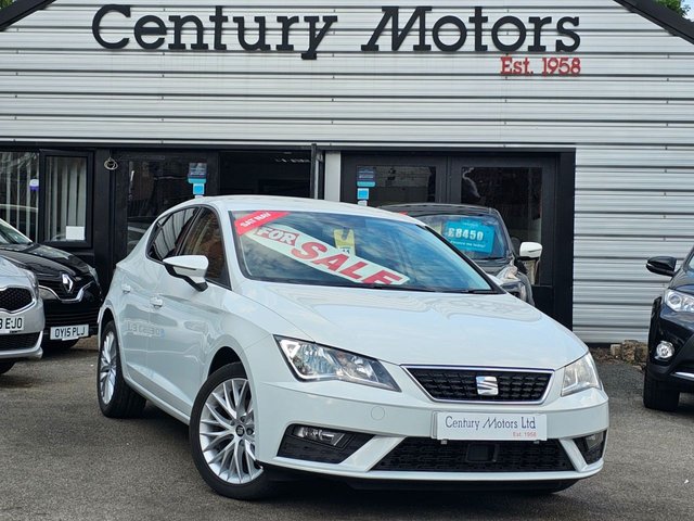 2018 67 Seat Leon 1.2 TSi Dynamic TECHNOLOGY SE 5dr - PEARL WHITE