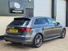 USED 2015 55 AUDI A3 2.0 S3 SPORTBACK QUATTRO 5d 296 BHP FULL AUDI SERVICE HISTORY-MOT 06/24