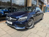 USED 2017 17 MERCEDES-BENZ C-CLASS 2.0 C 300 AMG LINE PREMIUM PLUS 2d 241 BHP Canvasite Blue With Crystal Artico