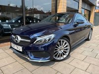 USED 2017 17 MERCEDES-BENZ C-CLASS 2.0 C 300 AMG LINE PREMIUM PLUS 2d 241 BHP Canvasite Blue With Crystal Artico
