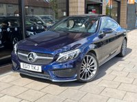 USED 2017 17 MERCEDES-BENZ C-CLASS 2.0 C 300 AMG LINE PREMIUM PLUS 2d 241 BHP Canvasite Blue With Crystal Artico