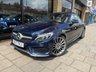 USED 2017 17 MERCEDES-BENZ C-CLASS 2.0 C 300 AMG LINE PREMIUM PLUS 2d 241 BHP Canvasite Blue With Crystal Artico