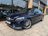 USED 2017 17 MERCEDES-BENZ C-CLASS 2.0 C 300 AMG LINE PREMIUM PLUS 2d 241 BHP Canvasite Blue With Crystal Artico
