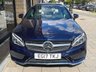 USED 2017 17 MERCEDES-BENZ C-CLASS 2.0 C 300 AMG LINE PREMIUM PLUS 2d 241 BHP Canvasite Blue With Crystal Artico