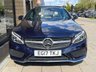 USED 2017 17 MERCEDES-BENZ C-CLASS 2.0 C 300 AMG LINE PREMIUM PLUS 2d 241 BHP Canvasite Blue With Crystal Artico