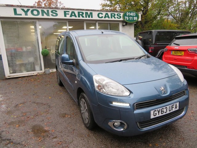 2013 63 Peugeot Partner 1.6 HDI TEPEE S 5d 75 BHP