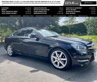 USED 2014 64 MERCEDES-BENZ C-CLASS 1.6 C180 AMG SPORT EDITION PREMIUM PLUS 2d 154 BHP ULEZ Complaint C180 AMG Sports Coupe With Huge Specification And Full Service History !!