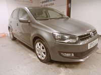 USED 2013 13 VOLKSWAGEN POLO 1.2 MATCH EDITION 5d 59 BHP NEW MOT+PARKING SENSORS+VERY CLEAN