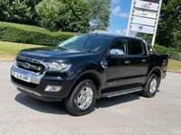 USED 2016 16 FORD RANGER 2.2 LIMITED 4X4 DCB TDCI 4d 158 BHP PRICE 14950 + VAT 2990 TOTAL =17940