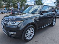 USED 2016 15 LAND ROVER RANGE ROVER SPORT DIESEL ESTATE 3.0  ONLY 2 FORMER KEEPERS FROM NEW WITH LOW MILEAGE AND AN EXCELLENT SERVICE RECORD+BIG SPECIFICATION+FULL PANORAMIC GLASS ROOF+PRIVACY GLASS+FULL LEATHER INTERIOR+SATELLITE NAVIGATION+BLUETOOTH+PARK ASSIST+CLIMATE CONTROL+AIR CONDITIONING+20 INCH ALLOY WHEELS+1 FULL YEARS MOT PRIOR TO COLLECTION+FINANCE AND EXTENDED WARRANTY AVAILABLE ON THIS USED VEHICLE!!!!!!