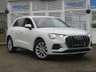 USED 2019 69 AUDI Q3 1.5 TFSI SPORT 5d 148 BHP Finished in GLACIER WHITE with contrasting Dark Grey Cloth trim. This low mileage, Audi Q3 is a upmarket, premium, compact SUV. It offers plenty of space, Great fun to drive and lots of high tech features. All at a very affordable price. Spec includes 18" Alloys, Leather, Sat Nav, Power Boot, Front and Rear Park Sensors, B/Tooth and much more. Dealer serviced at 17677 miles and on arrival at 34059 miles