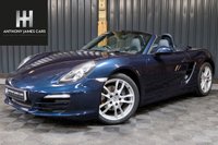 USED 2012 12 PORSCHE BOXSTER 2.7 24V 2d 265 BHP STUNNING COLOUR, LOW MILES, DARK BLUE WITH YACHT BLUE LEATHER INTERIOR, STUNNING COMBO.  BEAUTIFUL CAR WITH GREAT HISTORY